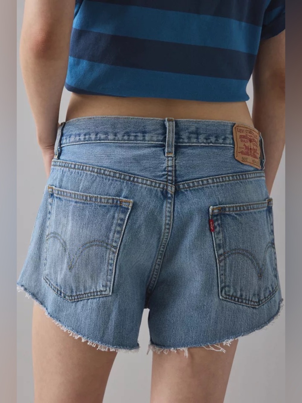 Levi's | 505 Denim Cutoff Shorts - Picture 1 of 11